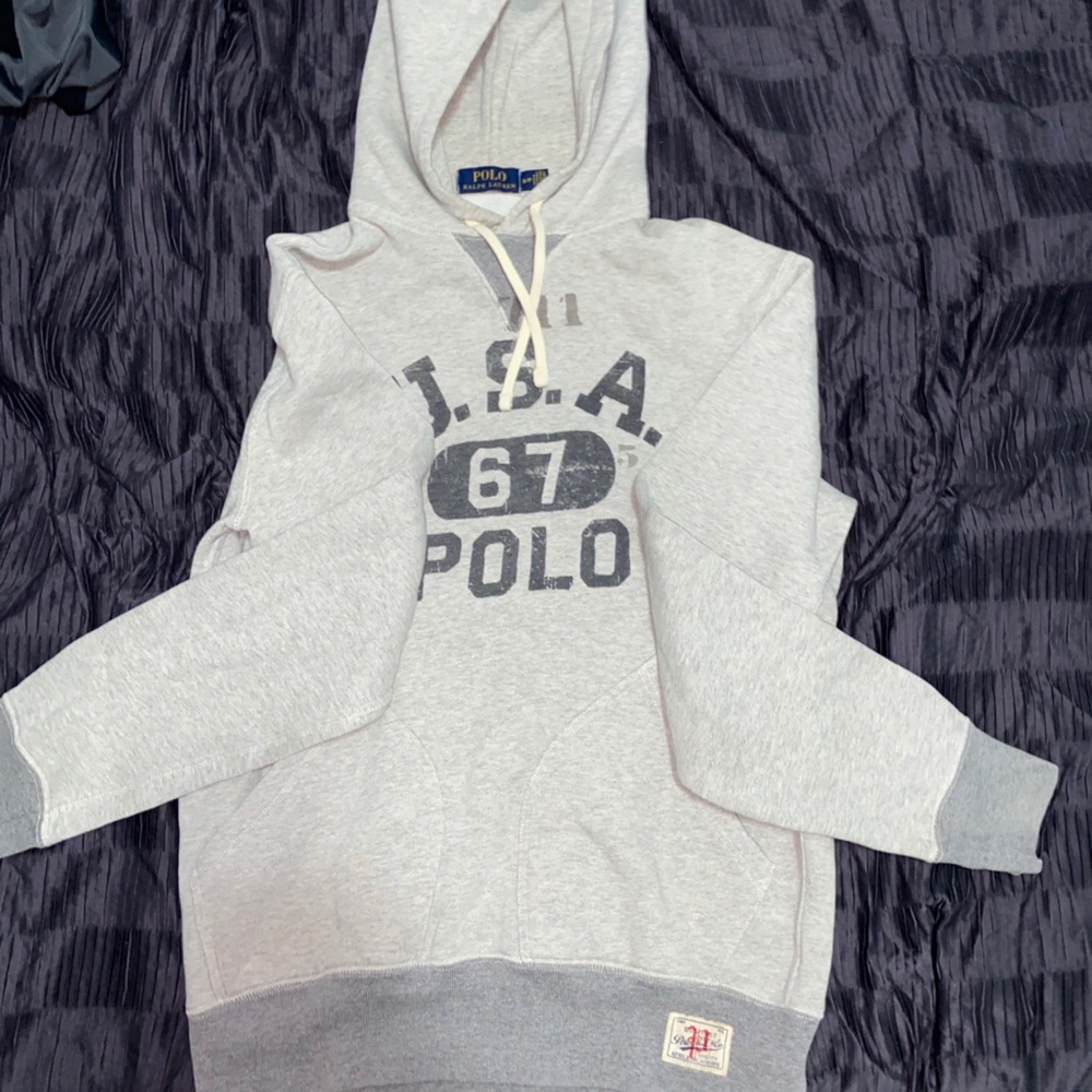 Grey Polo Hoodie